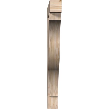 Ekena Millwork Funston Block Smooth Bracket, Douglas Fir, 3 1/2"W x 30"D x 34"H BKT04X30X34FST05SDF